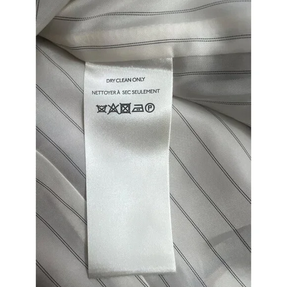 Anthropologie Maeve Beige Double-Breasted Cropped Blazer Short Sleeve Size US 14 - Picture 13 of 16